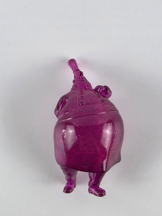 translucent purple "Ghost" version of Chef Auguste Gusteau figure from the 2007 Ratatouille