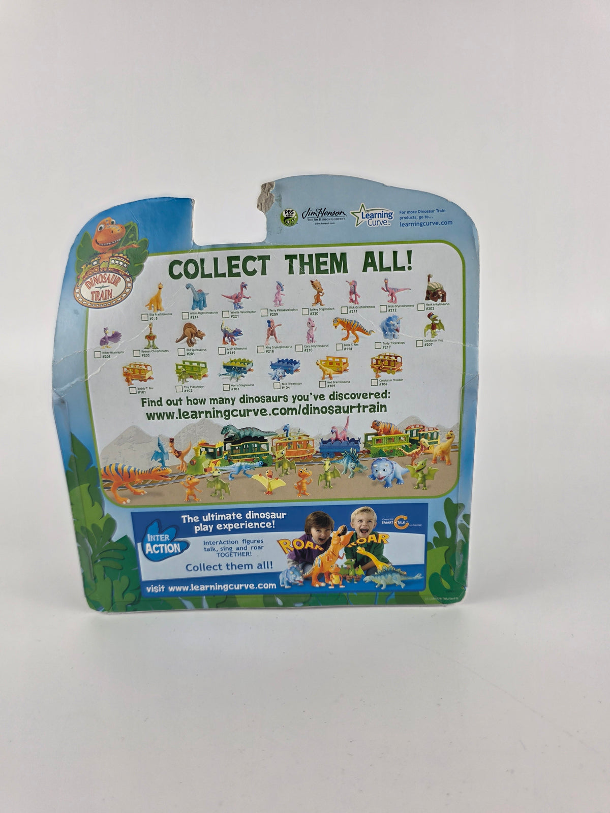 Learning Curve Dinosaur Train Mr. Cretoxyrhina figure and train car set, New