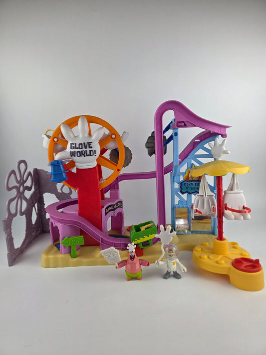 Imaginext SpongeBob SquarePants Glove World Fun Fair Playset with Patrick Star