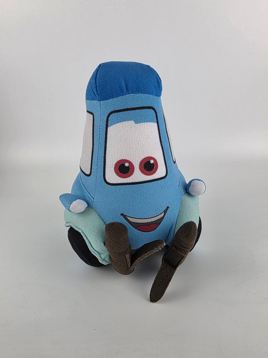 Disney Cars Guido 8.5" Soft Toy Plush Forklift Truck Blue
