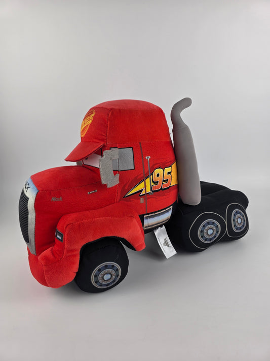 Disney Pixar Cars Large Mack Truck Plush Soft Toy, Rare Size Plushie