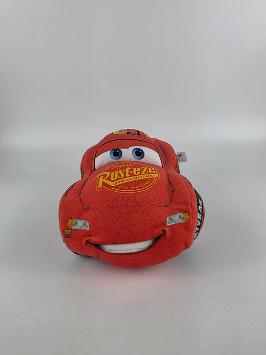 Disney Pixar Cars 3 Lightning McQueen plush toy, iconic "Rust-eze" bumper 26 Cm