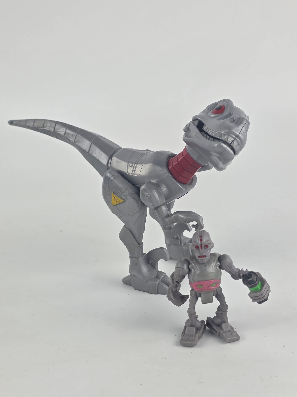 Tmnt Robo Raptor with Triceraton action figure set