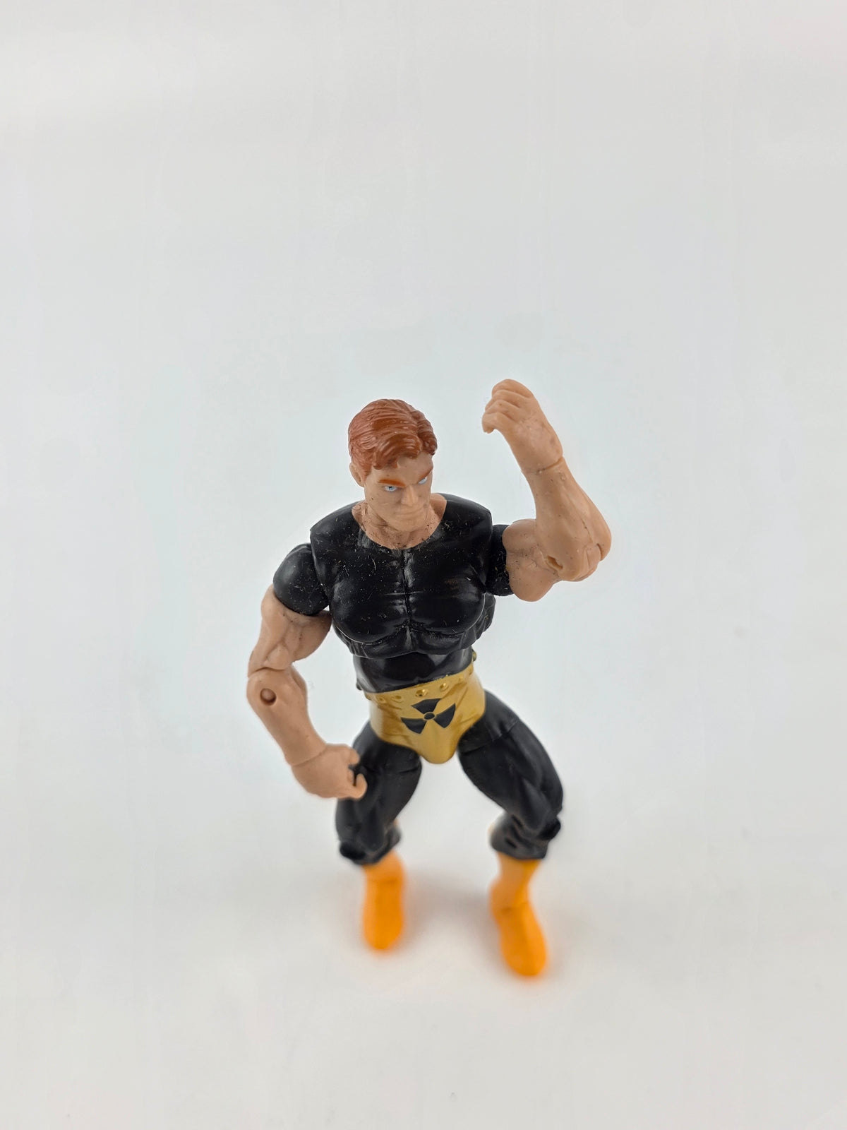 Marvel action figure Hyperion (in his black "Squadron Sinister" suit)