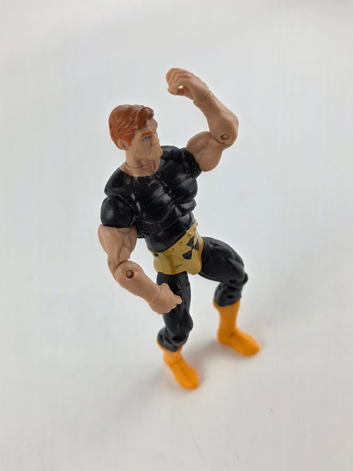 Marvel action figure Hyperion (in his black "Squadron Sinister" suit)