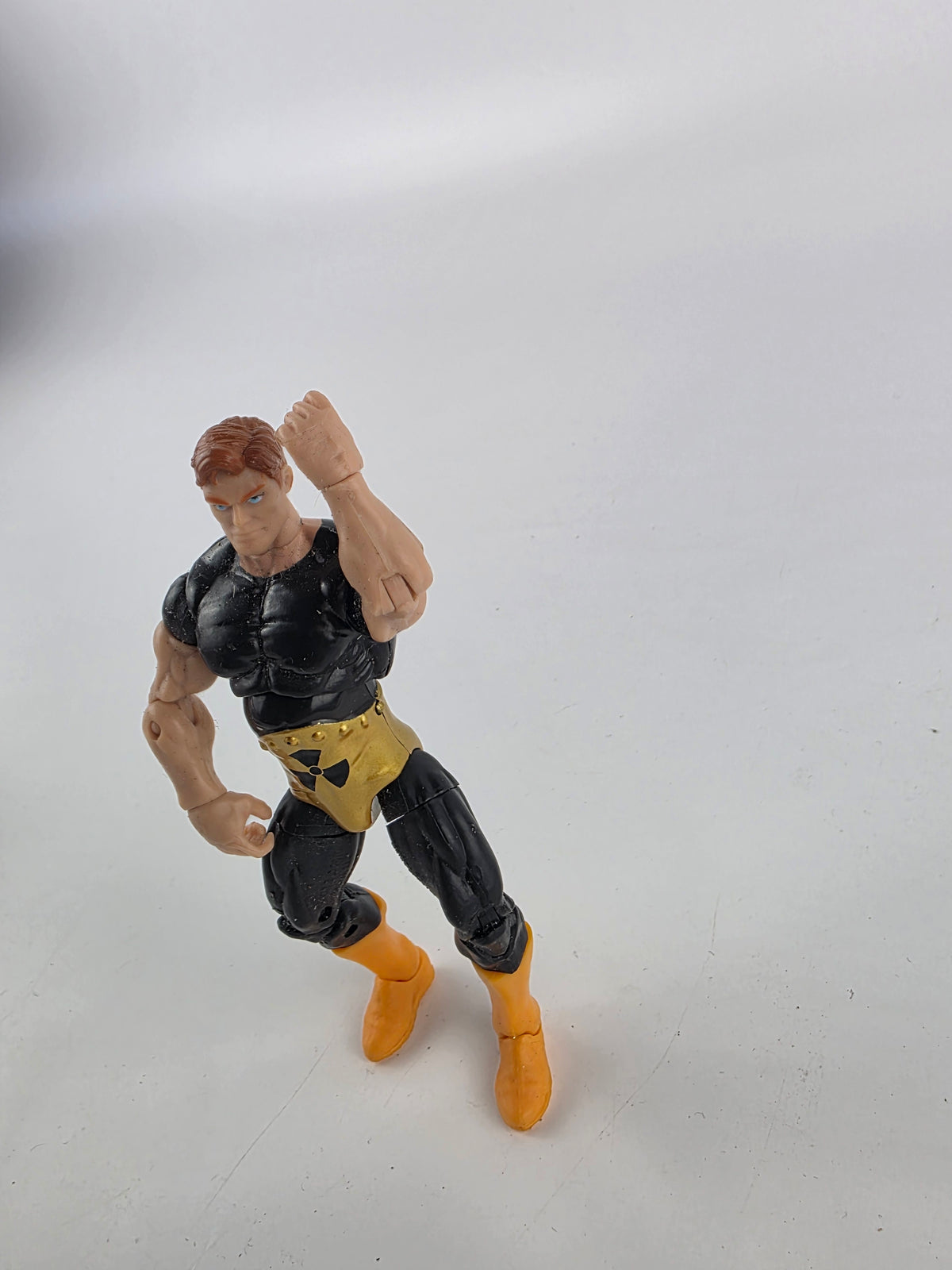 Marvel action figure Hyperion (in his black "Squadron Sinister" suit)