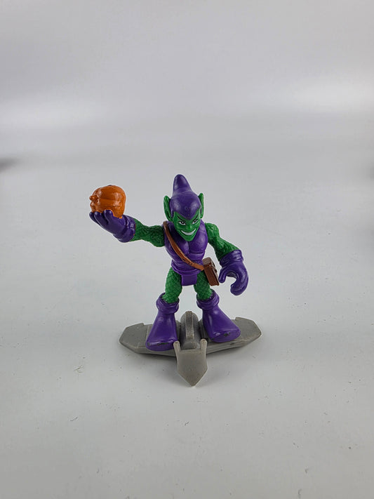 Playskool Heroes Marvel Super Hero Adventures Green Goblin mini figure with glider
