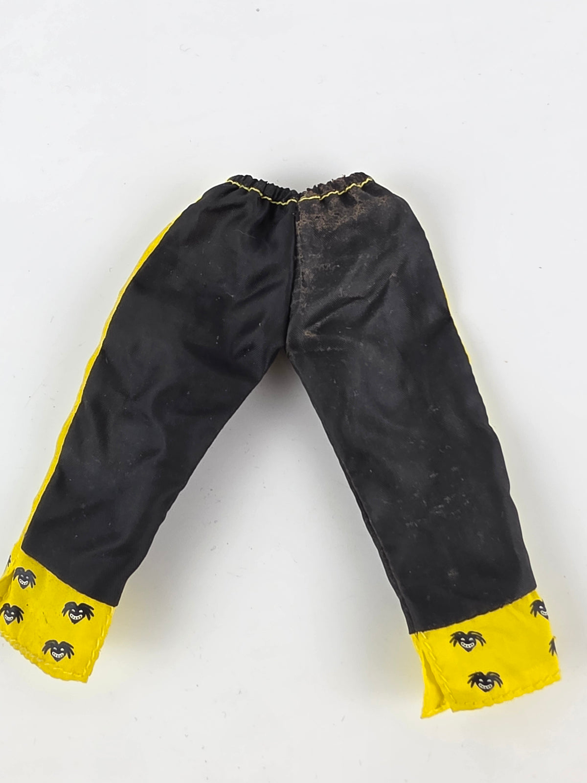 RARE! WWE Wrestling Kofi Kingston Yellow & Black Pants for Figurine - New NO Tag