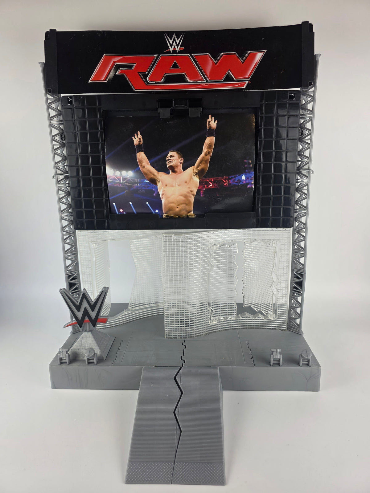WWE Monday Night Raw Entrance Stage Playset with Lights WWF SmackDown