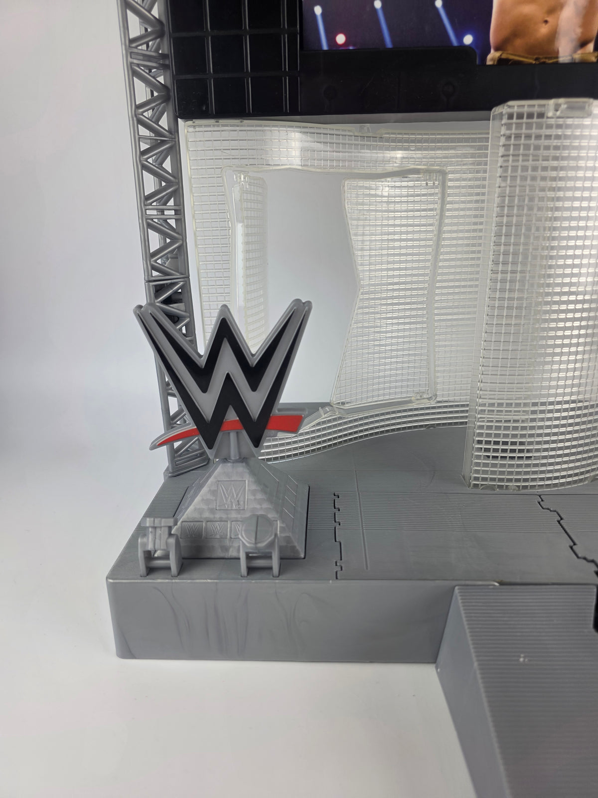 WWE Monday Night Raw Entrance Stage Playset with Lights WWF SmackDown
