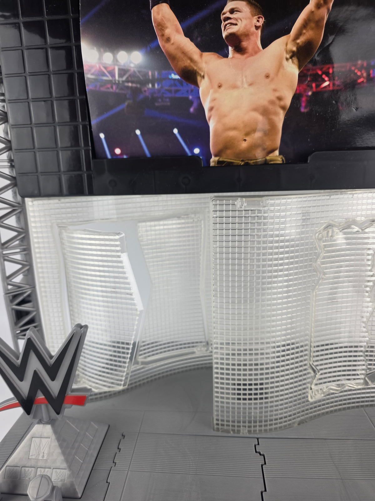 WWE Monday Night Raw Entrance Stage Playset with Lights WWF SmackDown