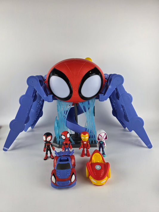 Spidey and His Amazing Friends HQ Playset with Action Figures