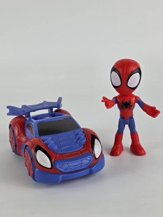 Spidey and his Amazing Friends Action Figure with car