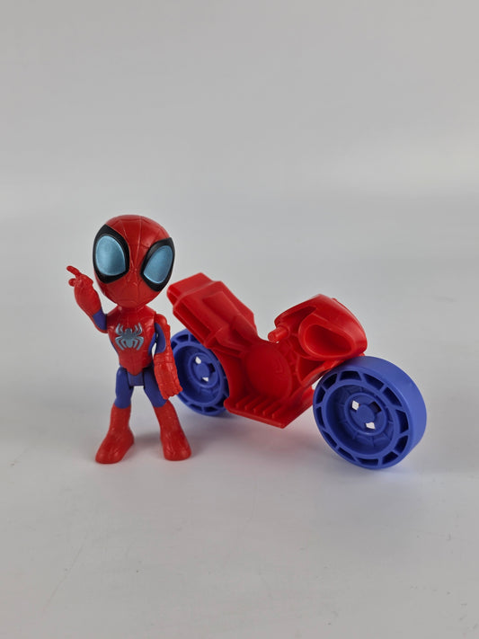 Spidey and his Amazing Friends Action Figure with motorcycle