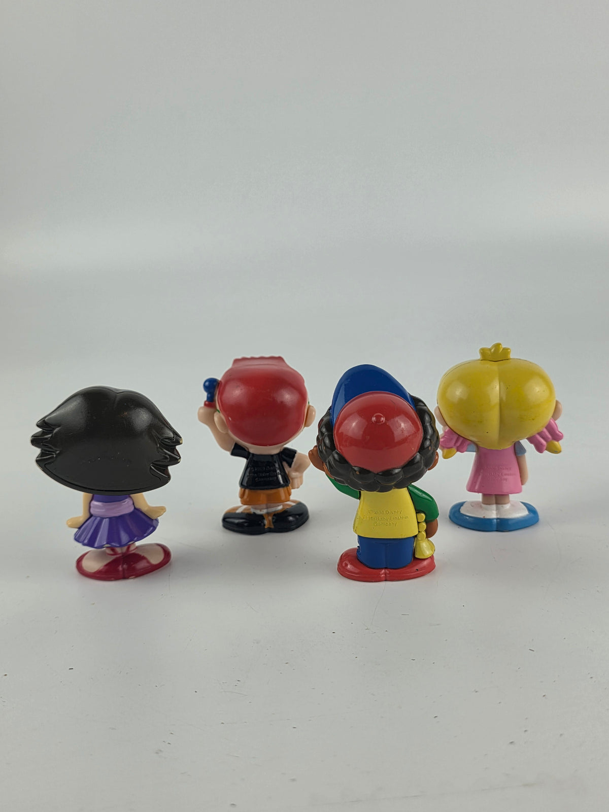 Vintage 2006 Mattel Disney Little Einsteins figures: Leo, Quincy, Annie, June