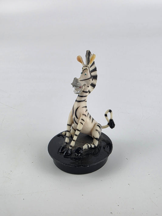 Madagascar 3 Europe's Most Wanted MARTY Zebra cup topper Figure 3.25" tall