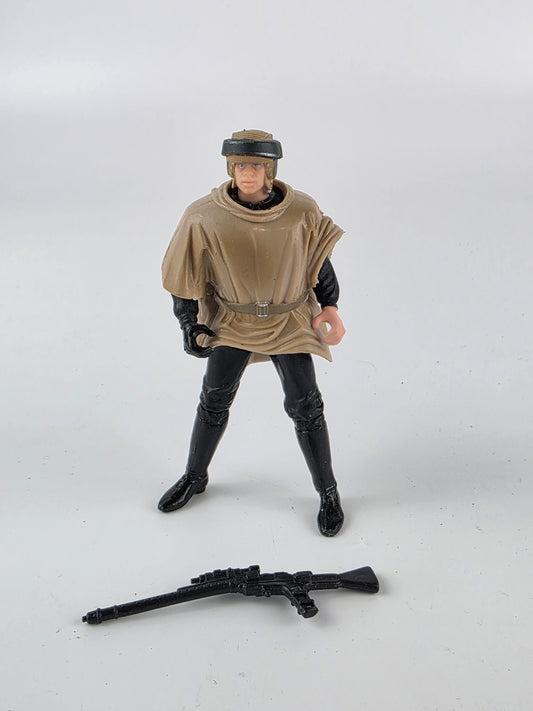 Star Wars Power Force Luke Skywalker Endor Gear 3 3/4 Inch Figure 1997 Kenner