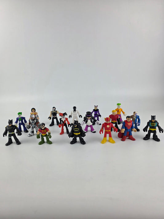 Imaginext DC heroes and villains action figure bundle
