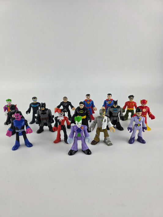 Imaginext DC heroes and villains action figure bundle