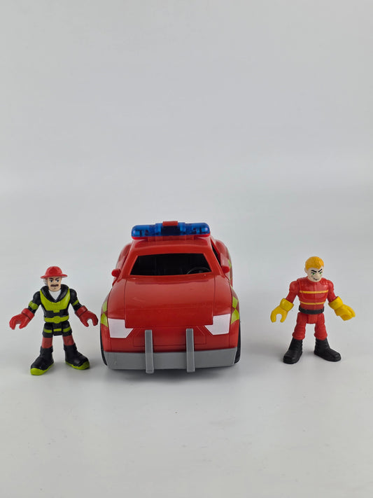 Imaginext fire car with Action Figures