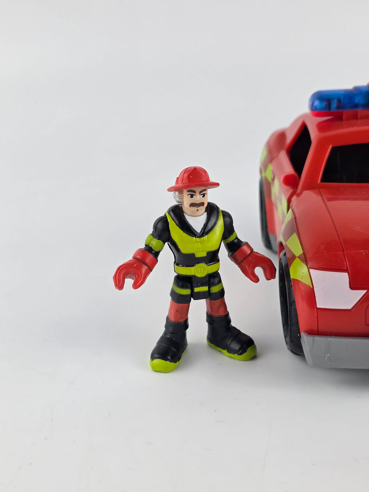 Imaginext fire car with Action Figures