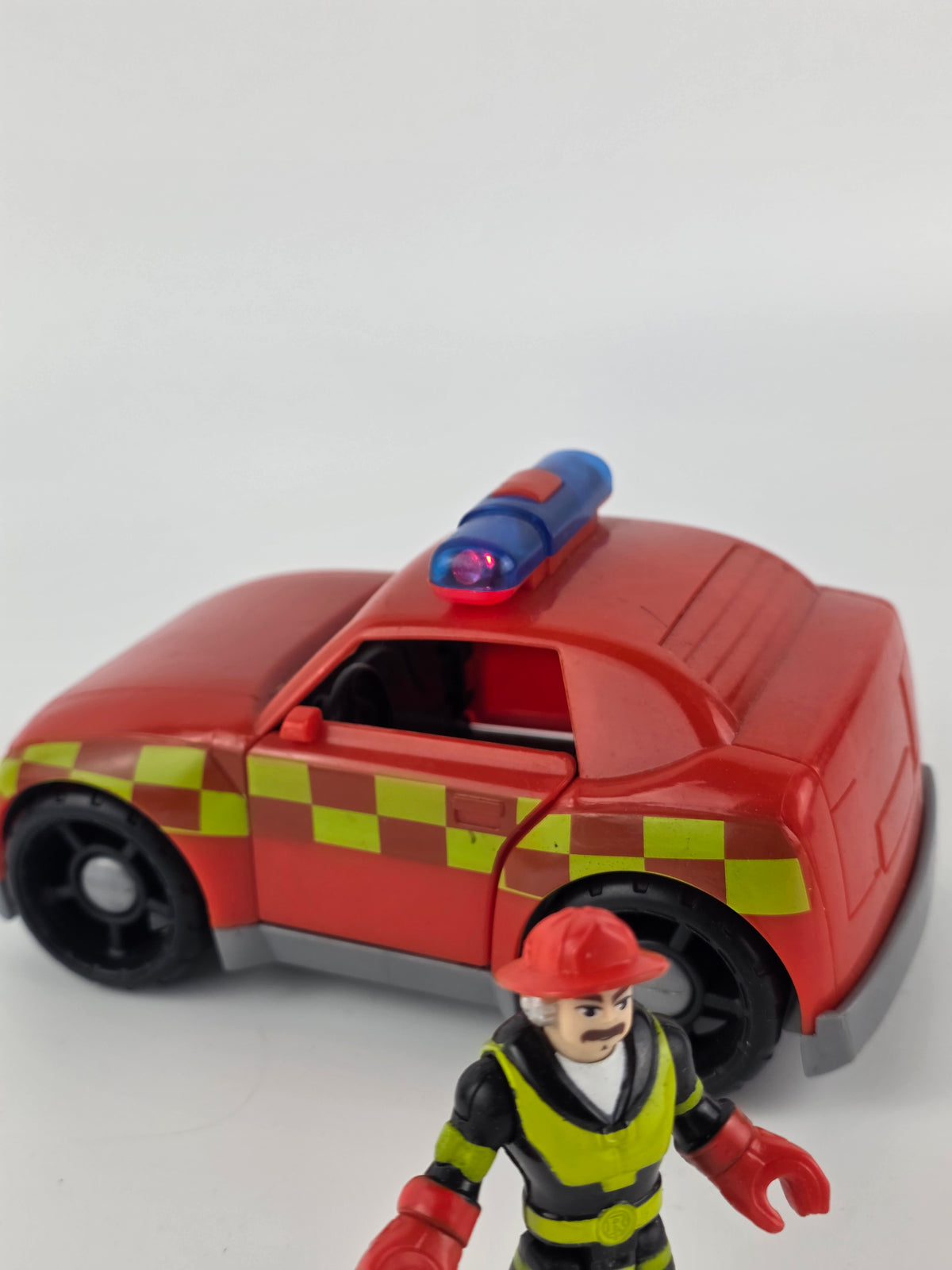 Imaginext fire car with Action Figures