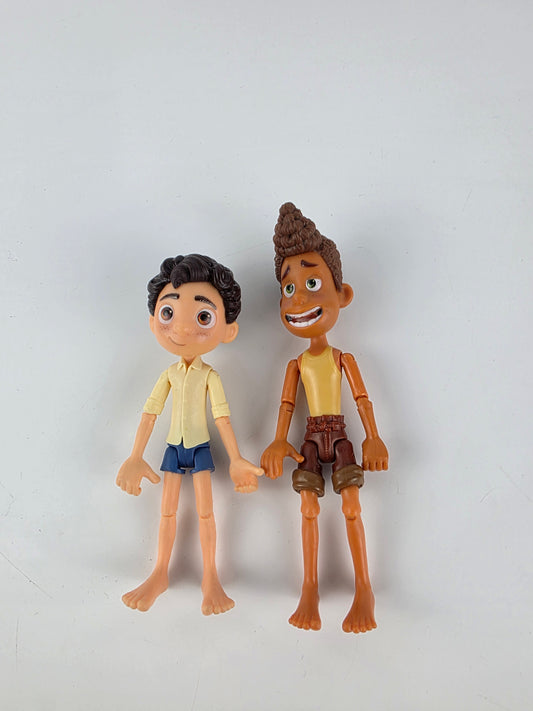 Mattel Disney Pixar Luca and Alberto human-form articulated action figures
