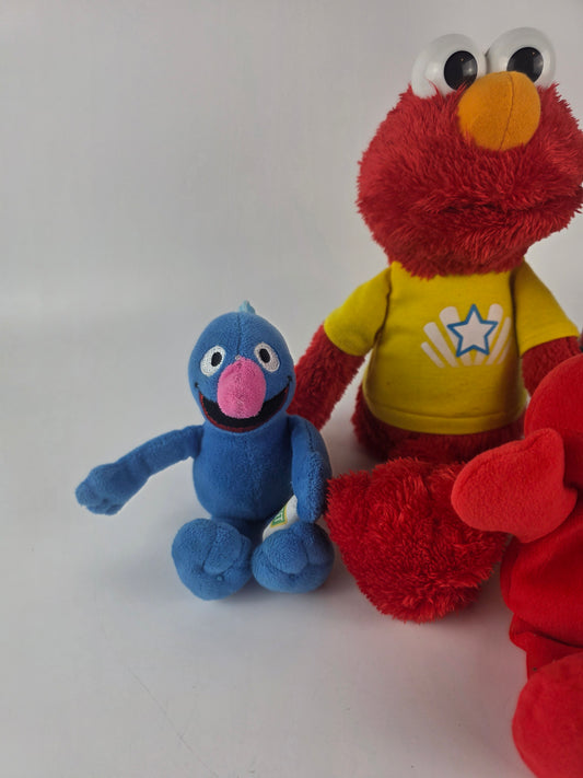 Sesame Street plush bundle talking Elmo