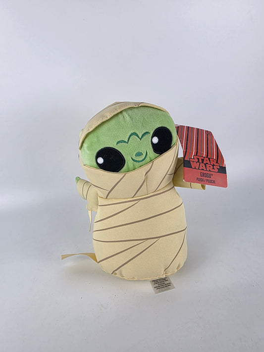 Disney Store Star Wars Mandalorian Grogu Mummy Halloween Plush