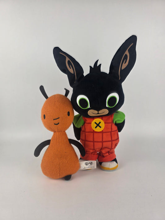 CBeebies Bing Bunny and Flop plush set with sounds