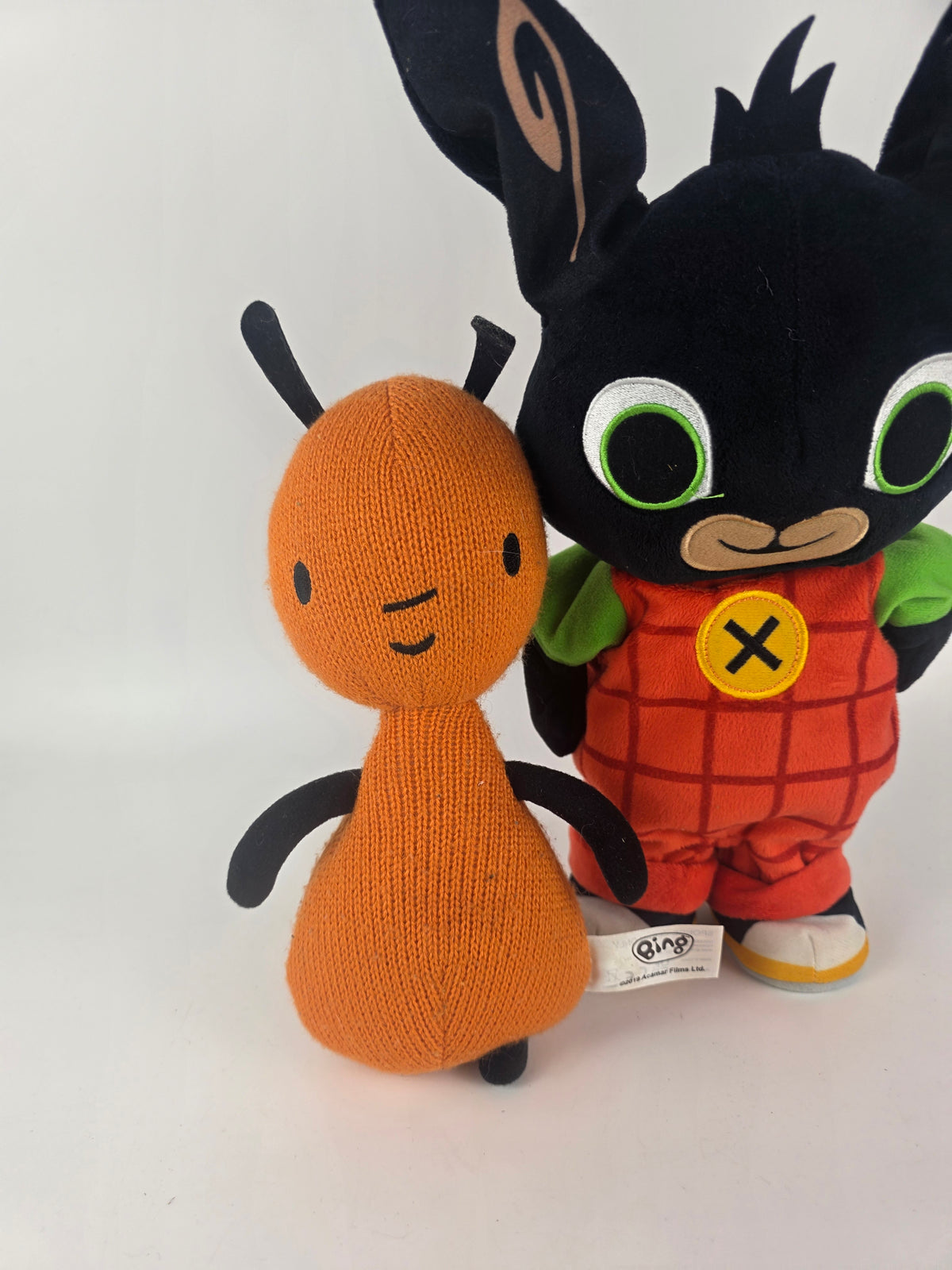 CBeebies Bing Bunny and Flop plush set with sounds