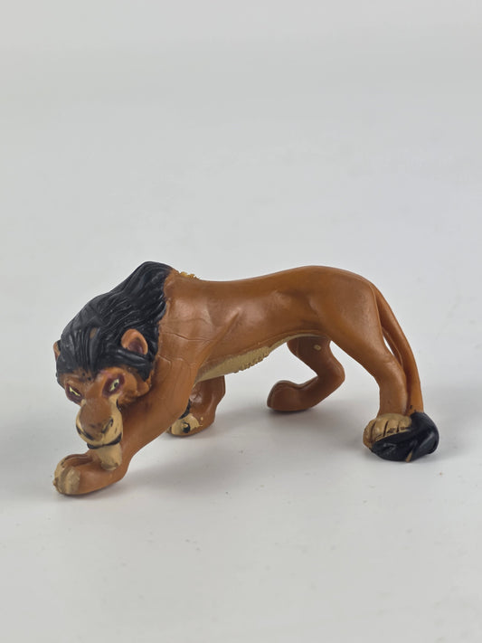 Disney The Lion King vintage PVC figurine Scar, 2" collectible toy