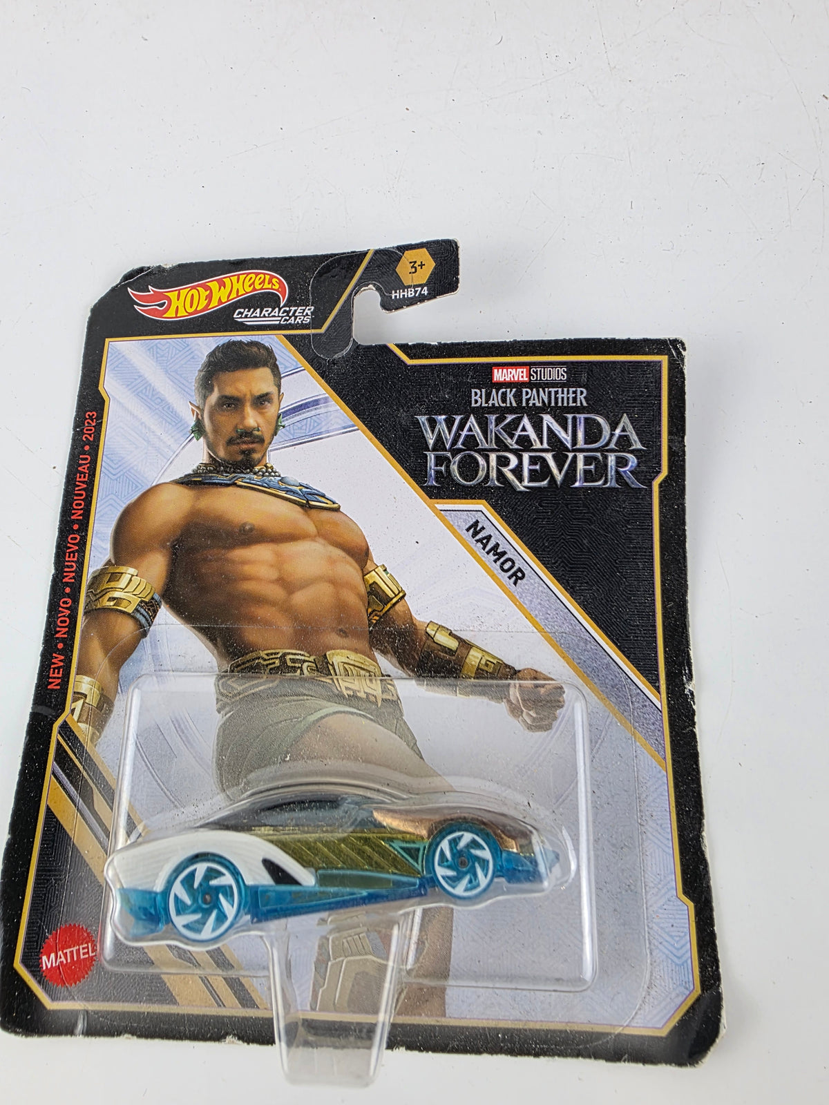 Hot Wheels Marvel 1:64 Black Panther Wakanda Forever Namor Diecast Car Model Toy