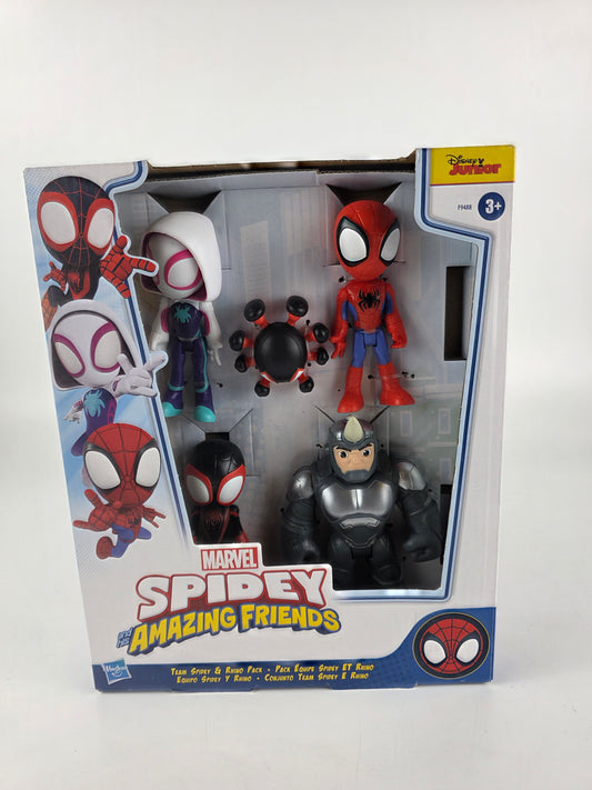 Marvel Spidey and His Amazing Friends Team Spidey & Rhino Pack