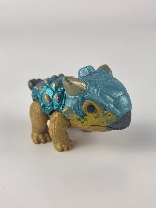 Jurassic World Snap Squad Bumpy Ankylosaurus Dinosaur 3” Figure