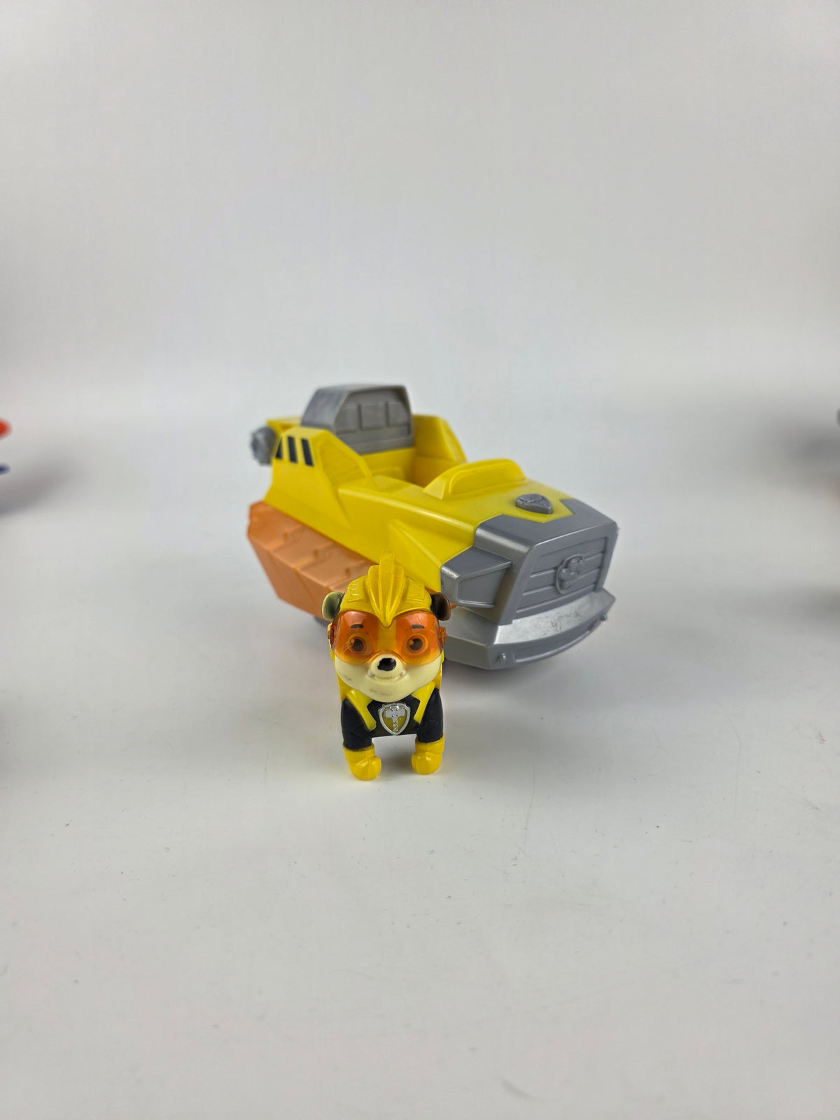 Paw Patrol Mighty Pups Charged Up Rubble Deluxe Vehicle