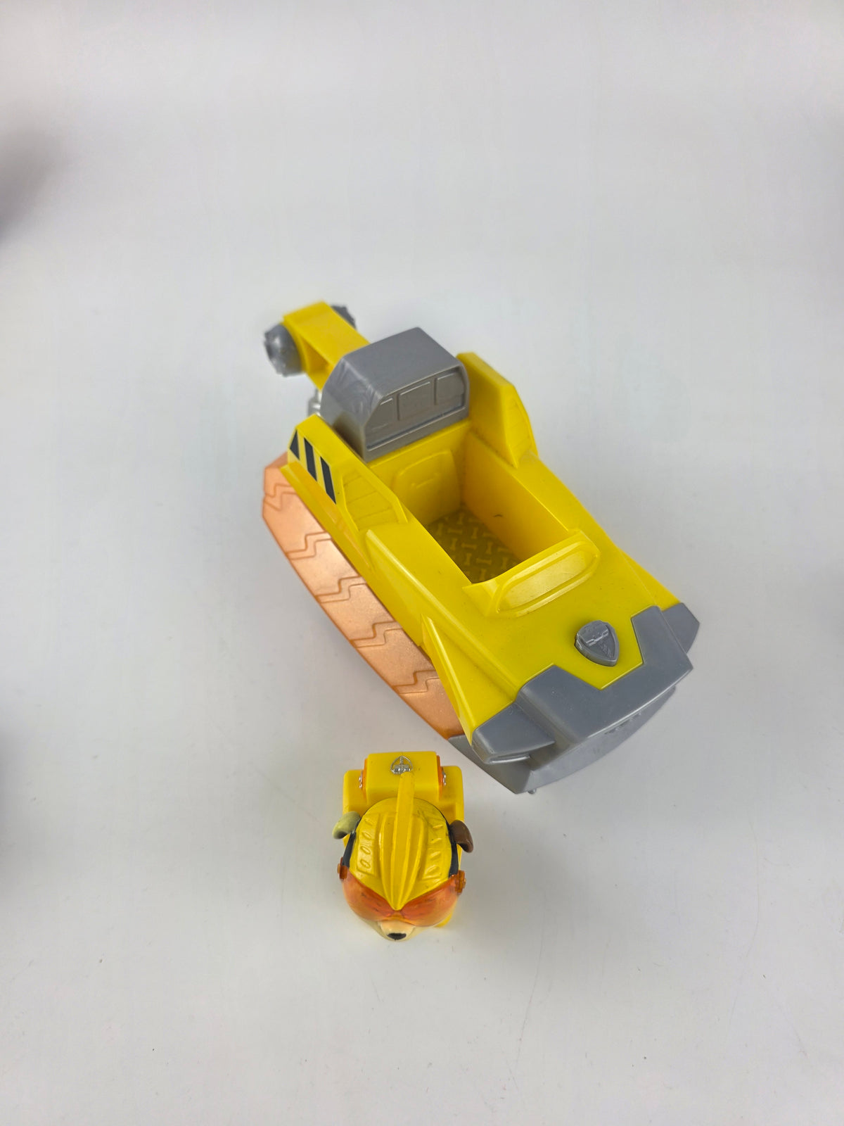 Paw Patrol Mighty Pups Charged Up Rubble Deluxe Vehicle