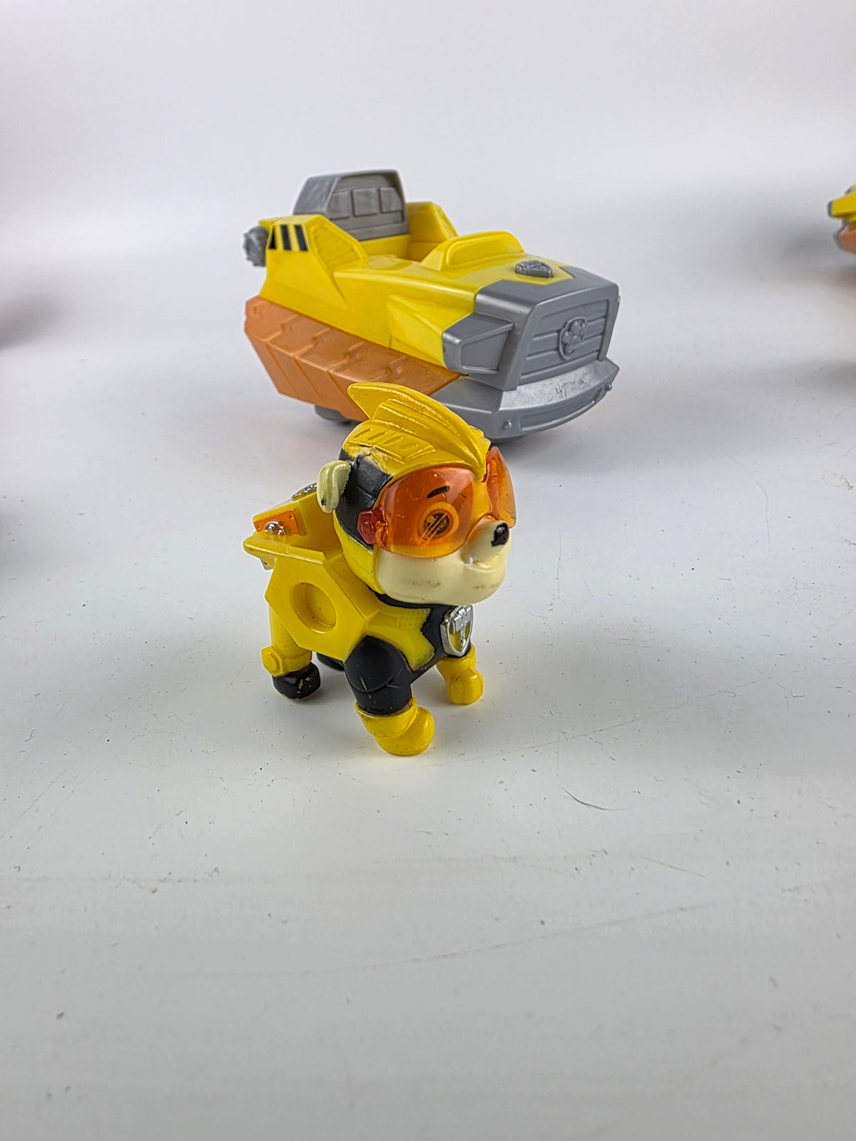 Paw Patrol Mighty Pups Charged Up Rubble Deluxe Vehicle