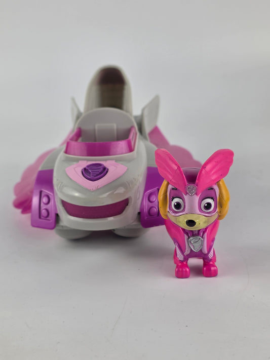 Paw Patrol Mighty Pups Charged Up skye Deluxe Vehicle