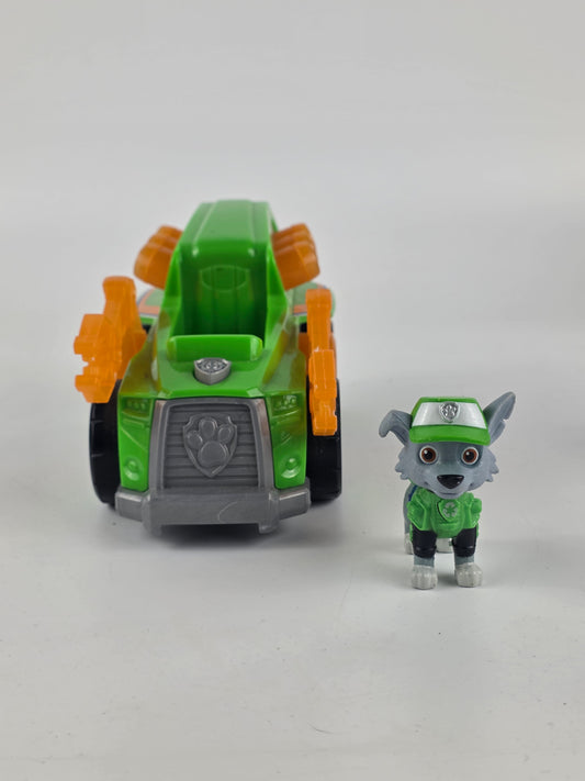 Paw Patrol Mighty Pups Charged Up Rocky Deluxe Vehicle