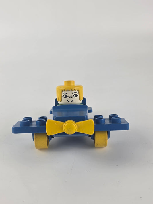 Lego Duplo vintage airplane with figure set