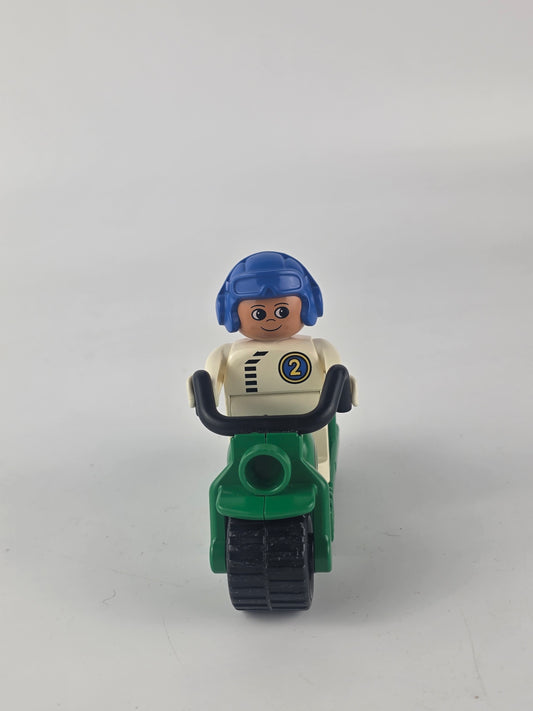 Lego Duplo vintage motorbike with Figure set