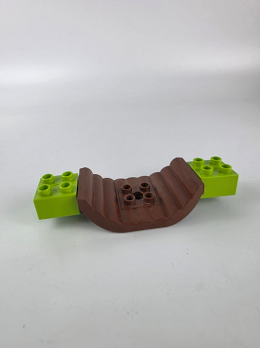 Lego Duplo Brown Swinging Bridge Hammock W/ Support Pieces Side Replacement