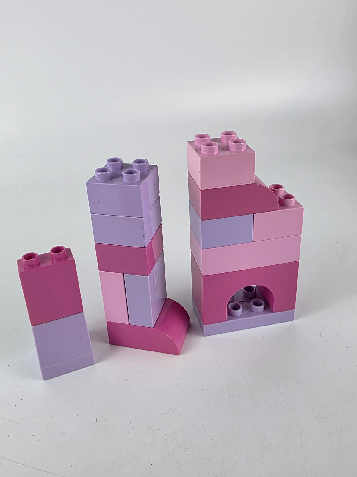 LEGO Duplo pink and purple bricks