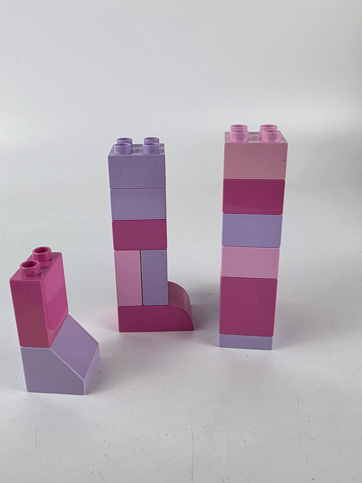 LEGO Duplo pink and purple bricks