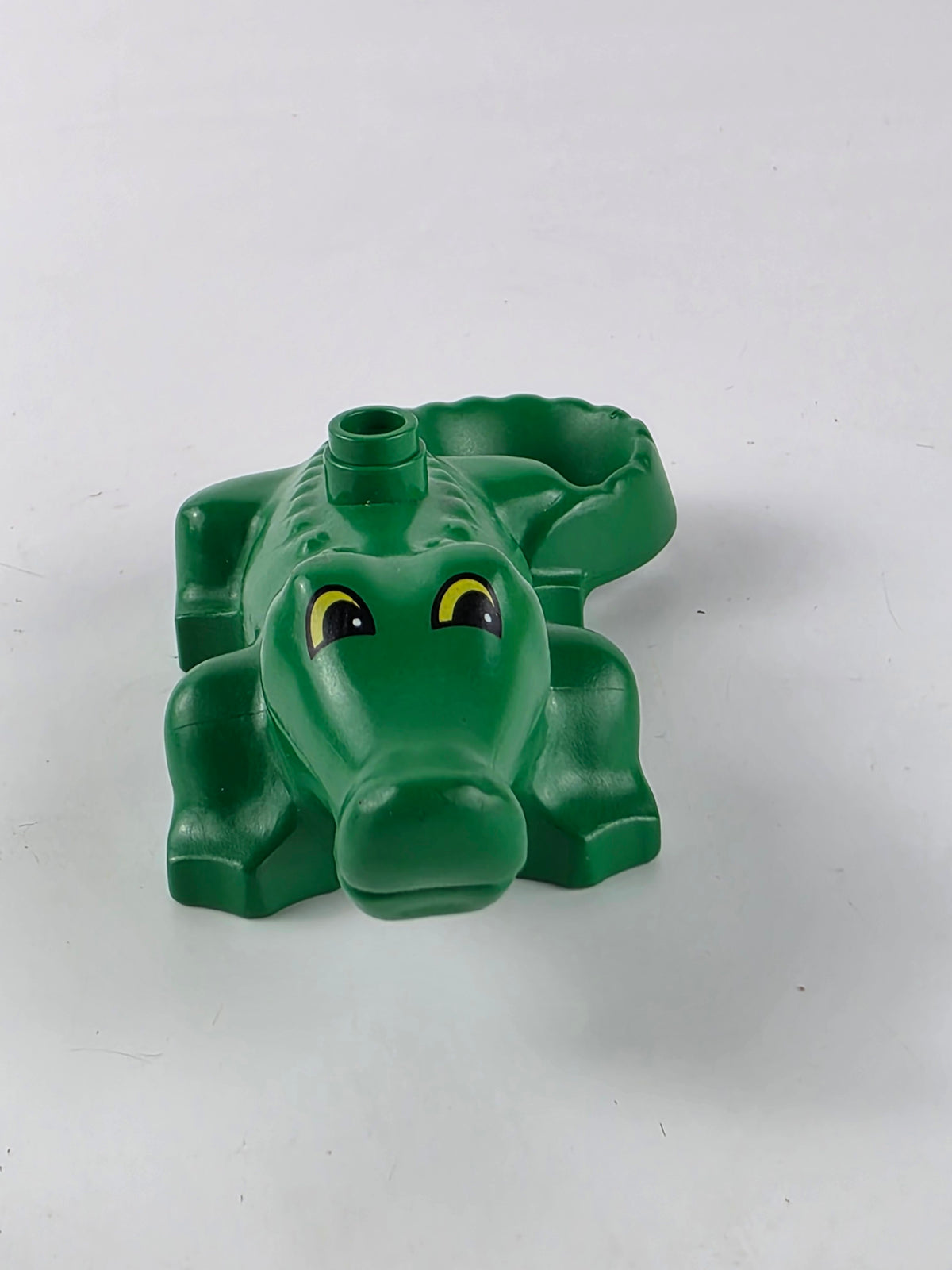 Lego Duplo green crocodile action figure