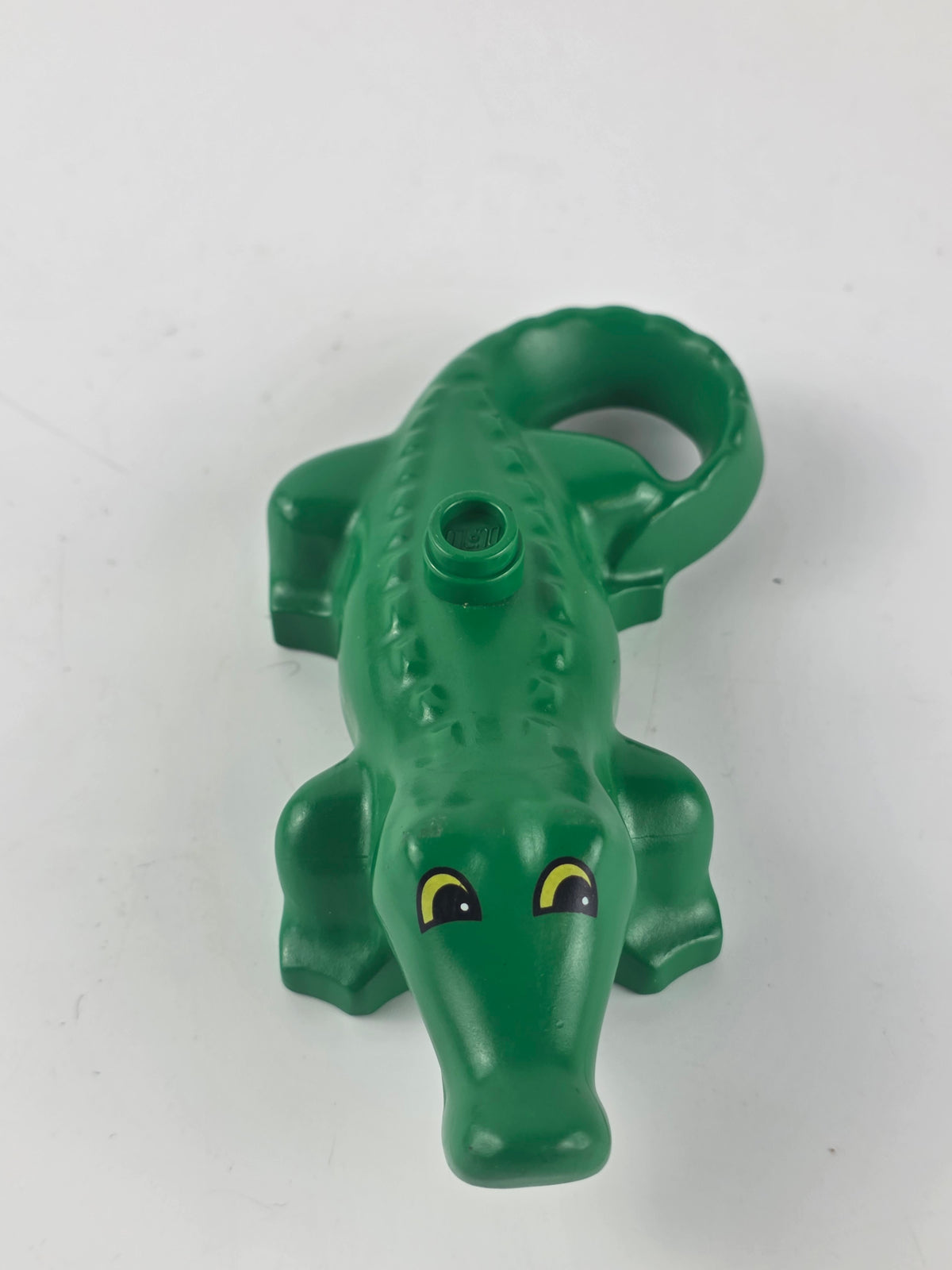 Lego Duplo green crocodile action figure