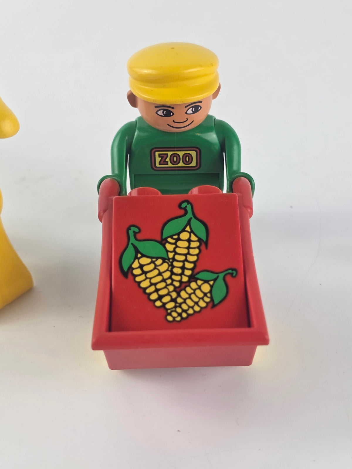 LEGO Duplo zoo keeper action figure and giraffe