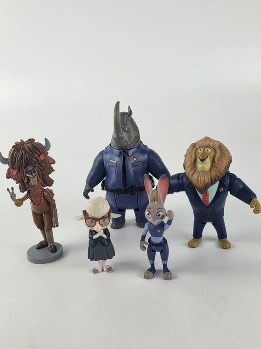 Disney Pixar zootropolis action figure set