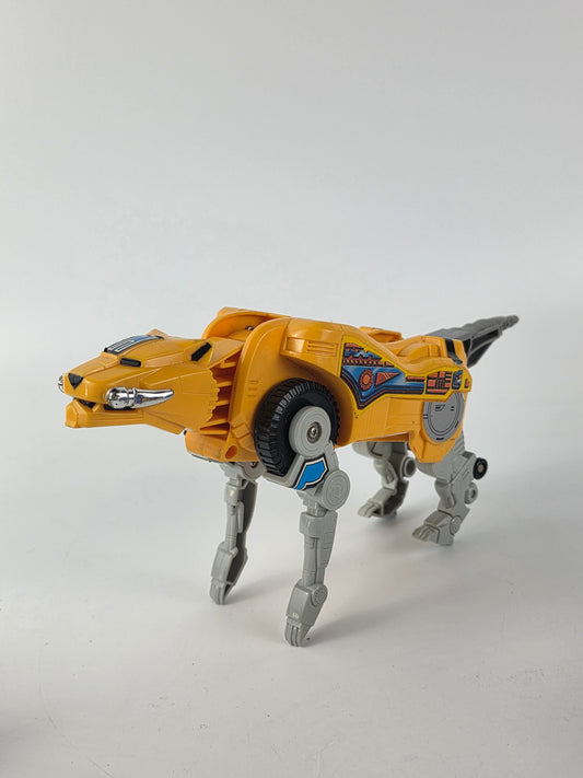 Vintage Bandai 1991 Mighty Morphin Power Rangers Yellow Sabertooth Megazord